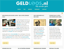Tablet Screenshot of geldloos.nl